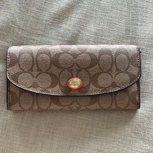 Coach Signature Long Wallet